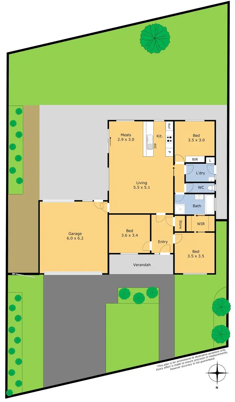 Floorplan of Homely house listing, 11 Heath Drive, Winchelsea VIC 3241