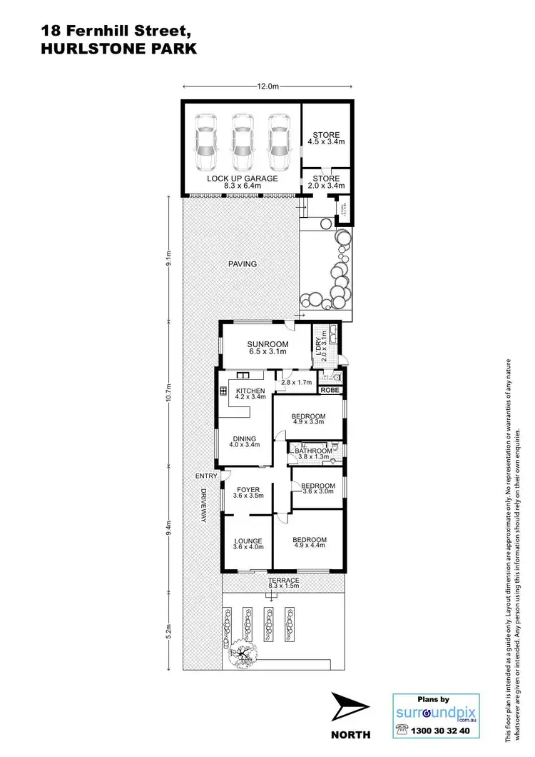 Floorplan of Homely house listing, 18 Fernhill Street, Hurlstone Park NSW 2193