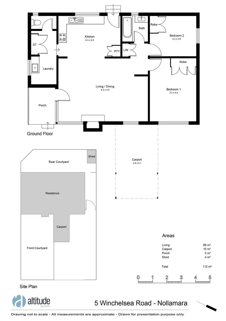 Floorplan of Homely house listing, 5 Winchelsea Road, Nollamara WA 6061