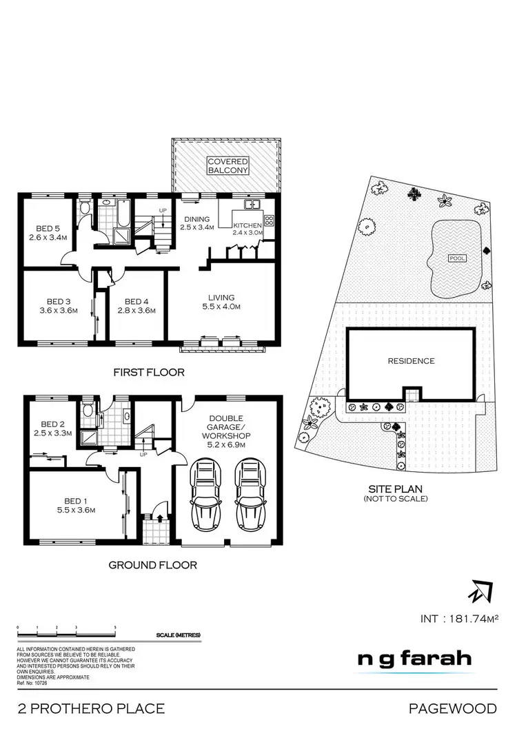 Floorplan of Homely house listing, 2 Prothero Place, Pagewood NSW 2035