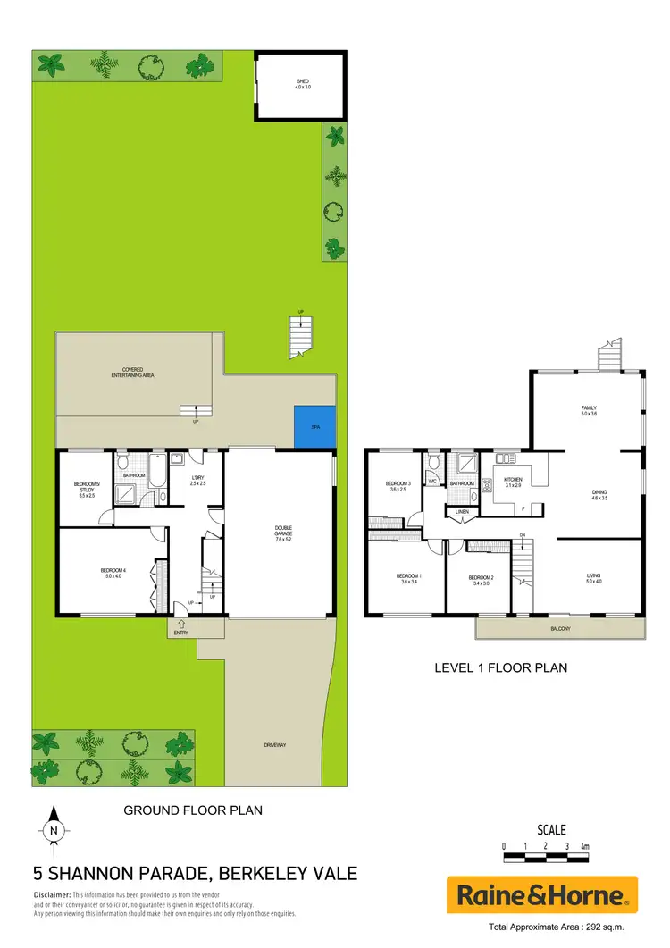 Floorplan of Homely house listing, 5 Shannon Parade, Berkeley Vale NSW 2261