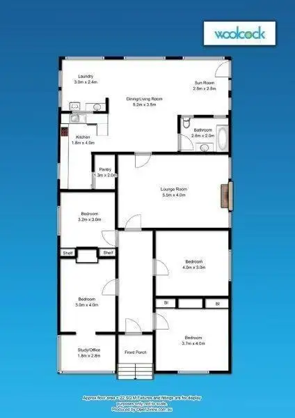 Floorplan of Homely house listing, 1/39 Forster St, Invermay TAS 7248