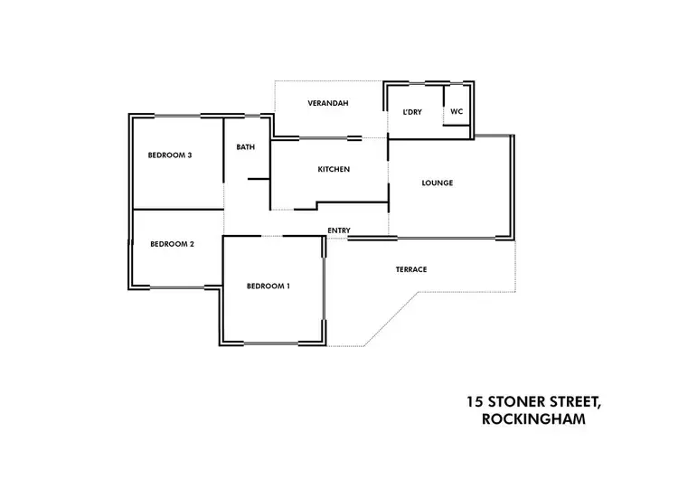 Floorplan of Homely house listing, 15 Stoner Street, Rockingham WA 6168