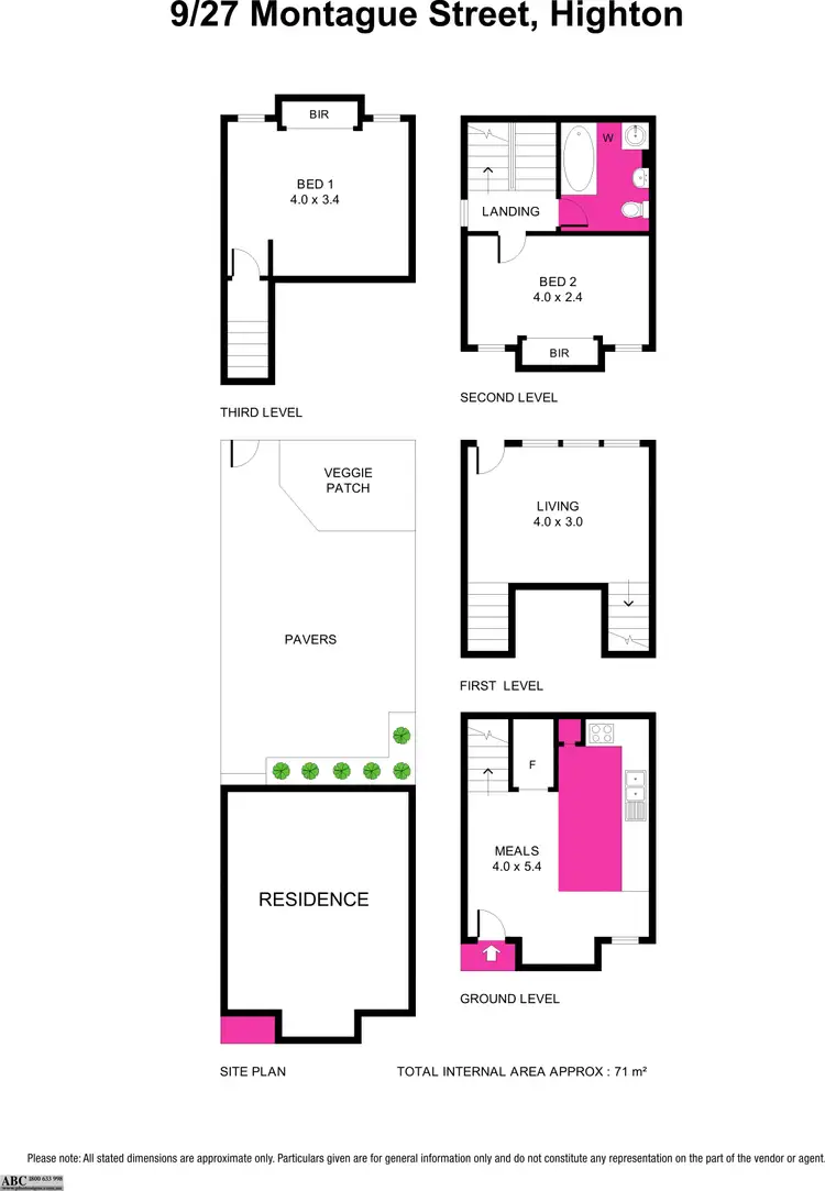 Floorplan of Homely unit listing, 9 / 27 - 29 Montague Street, Highton VIC 3216
