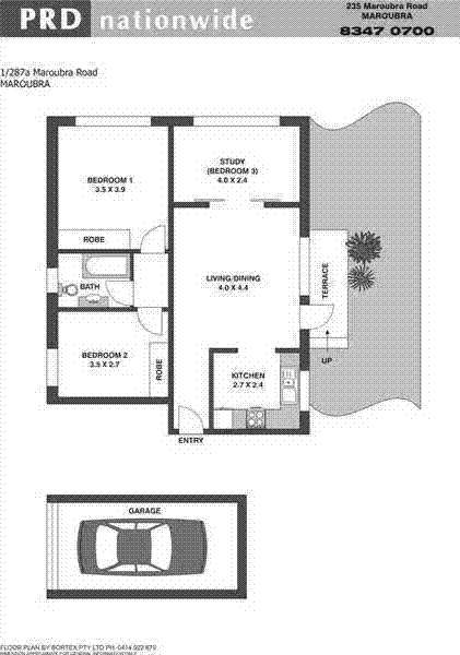 Floorplan of Homely unit listing, 1/287a Maroubra Road, Maroubra NSW 2035
