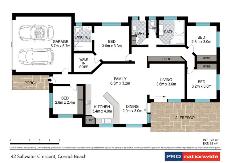 Floorplan of Homely house listing, 42 Saltwater Crescent, Corindi Beach NSW 2456