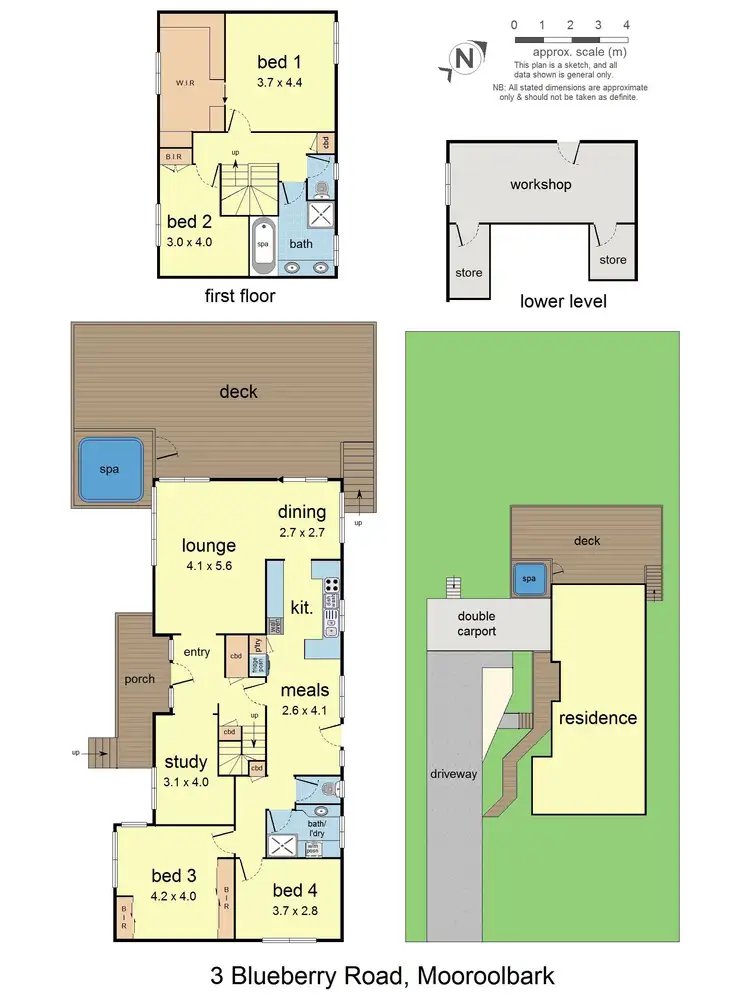 Floorplan of Homely house listing, 3 Blueberry Road, Mooroolbark VIC 3138