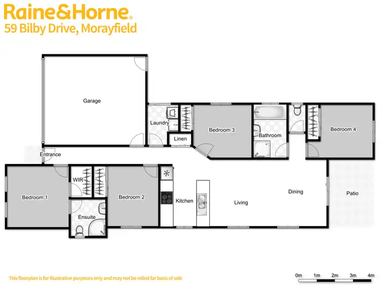 Floorplan of Homely house listing, 59 BILBY DRIVE, Morayfield QLD 4506