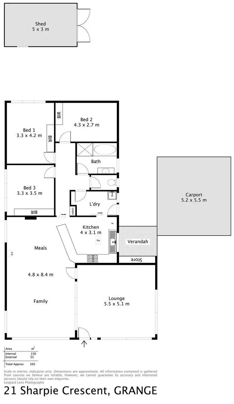 Floorplan of Homely house listing, 21 Sharpie Crescent, Grange SA 5022