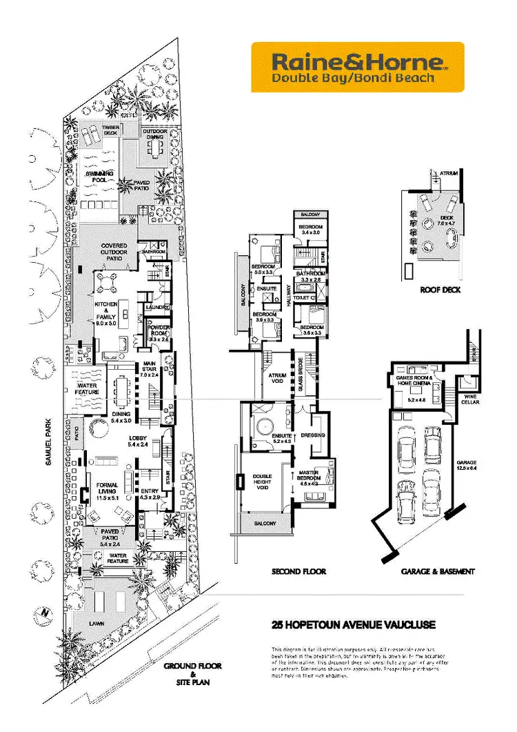 Floorplan of Homely house listing, 25 Hopetoun Avenue, Vaucluse NSW 2030