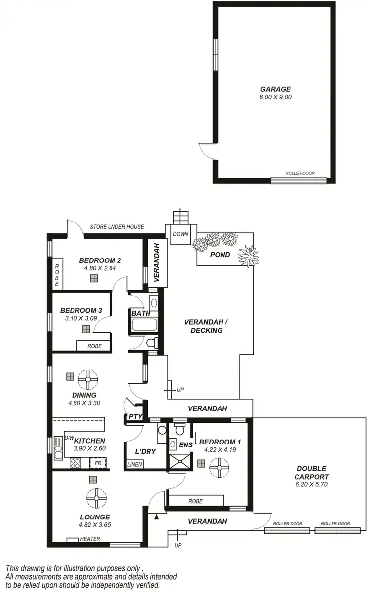 Floorplan of Homely house listing, 33 Helsinki Road, Hackham West SA 5163