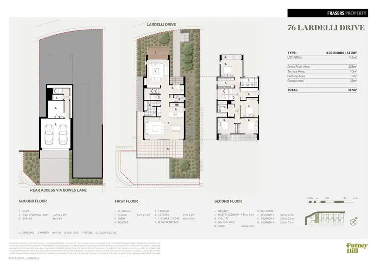 Floorplan of Homely house listing, 76 Lardelli Drive, Ryde NSW 2112