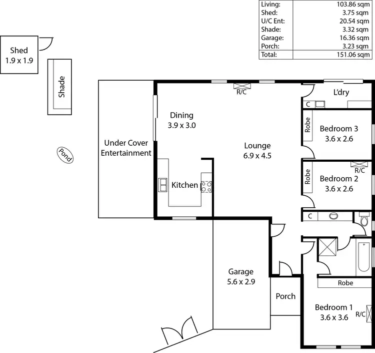 Floorplan of Homely house listing, 2a Auburn Cres, Croydon Park SA 5008