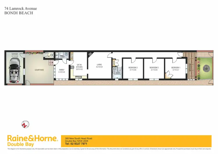 Floorplan of Homely house listing, 74 Lamrock Avenue, Bondi Beach NSW 2026