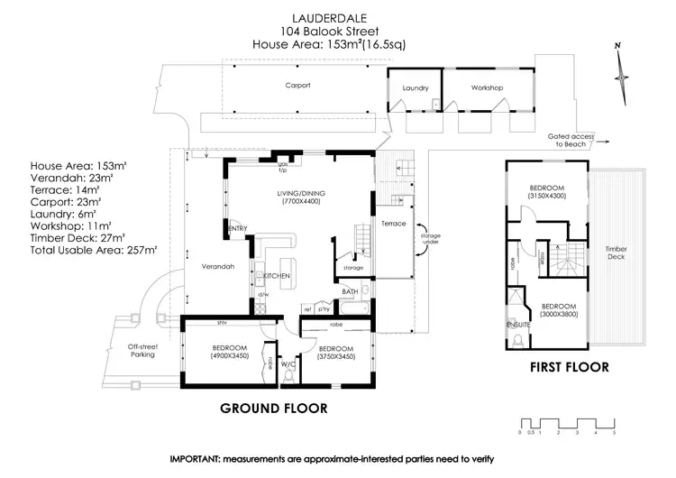 Floorplan of Homely house listing, 104 Balook Street, Lauderdale TAS 7021