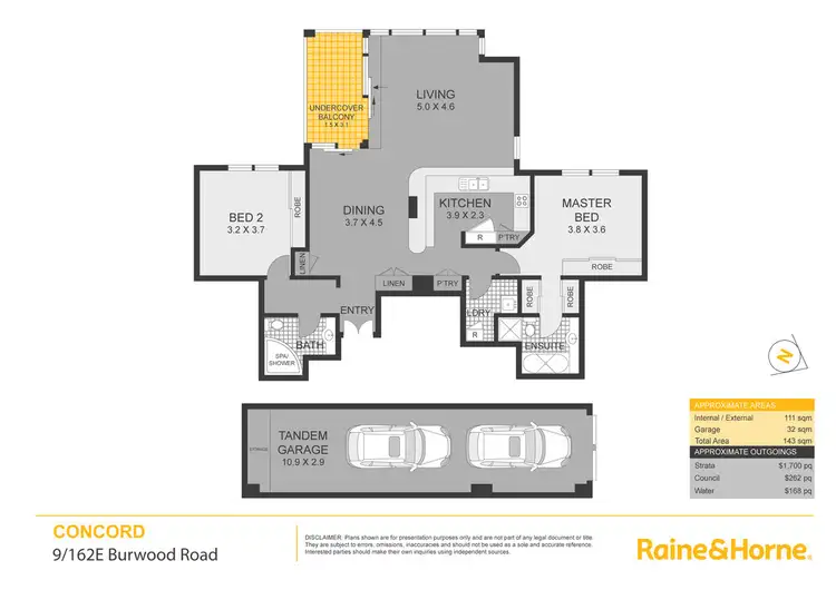Floorplan of Homely apartment listing, 9/162E Burwood Road, Concord NSW 2137