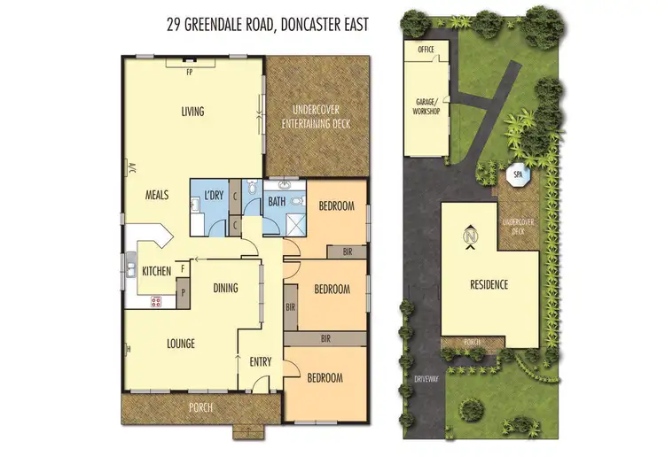 Floorplan of Homely house listing, 29 Greendale Road, Doncaster East VIC 3109