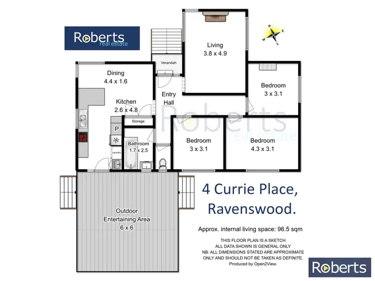 Floorplan of Homely house listing, 4 Currie Place, Ravenswood TAS 7250