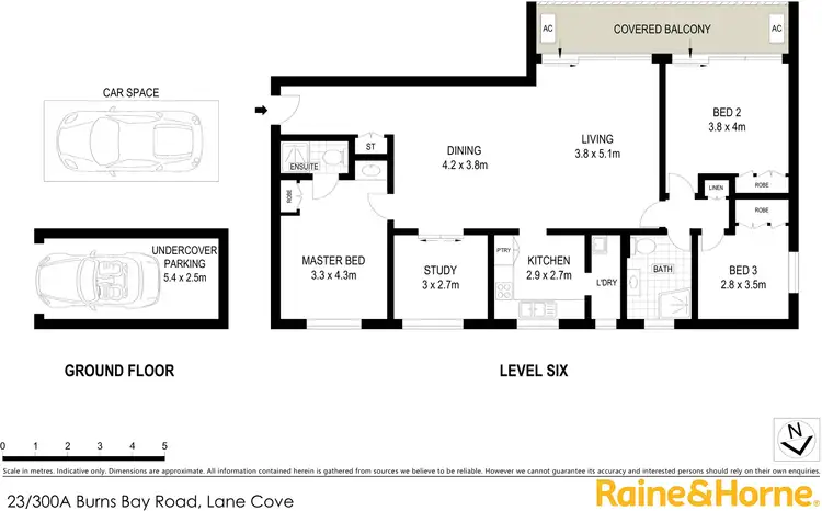 Floorplan of Homely apartment listing, 23/300A Burns Bay Road, Lane Cove NSW 2066