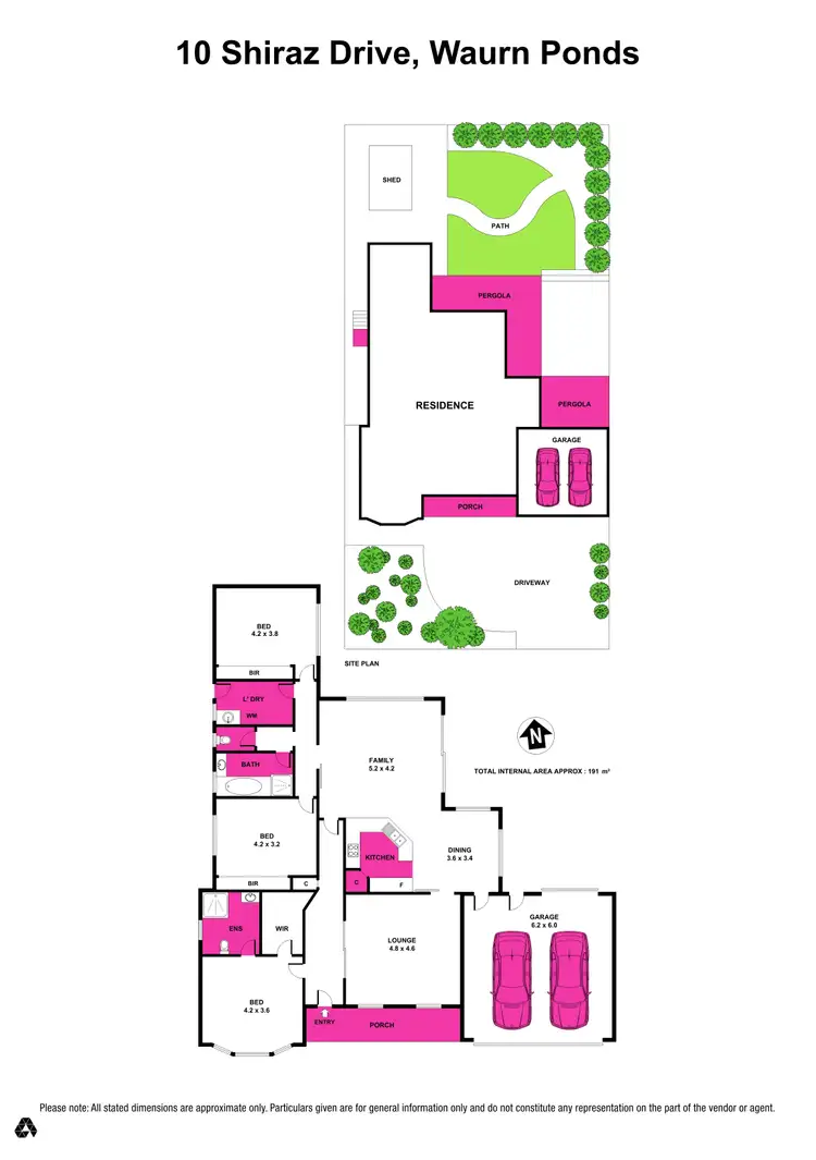 Floorplan of Homely house listing, 10 Shiraz Drive, Waurn Ponds VIC 3216