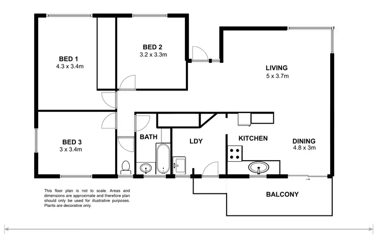 Floorplan of Homely house listing, 6 Surada Place, Glenorchy TAS 7010