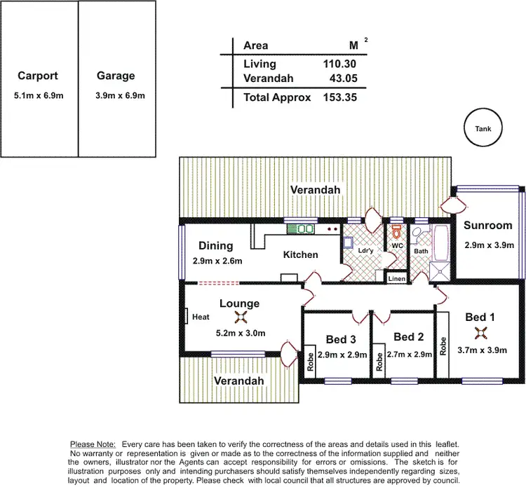 Floorplan of Homely house listing, 8 John Fisher Ave, Gumeracha SA 5233