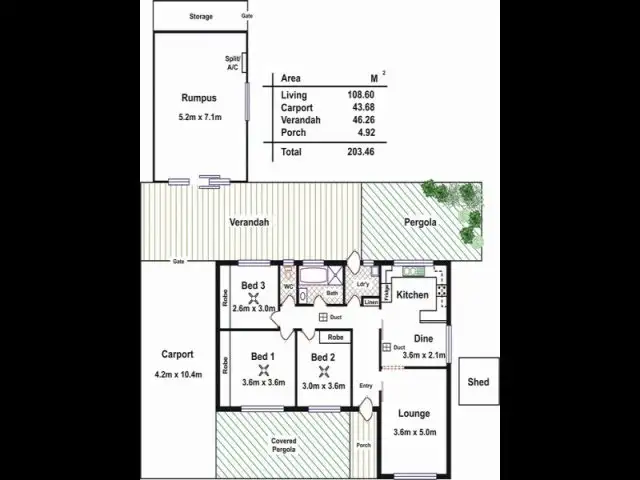 Floorplan of Homely house listing, 19 EUCALYPT AVE, Salisbury SA 5108