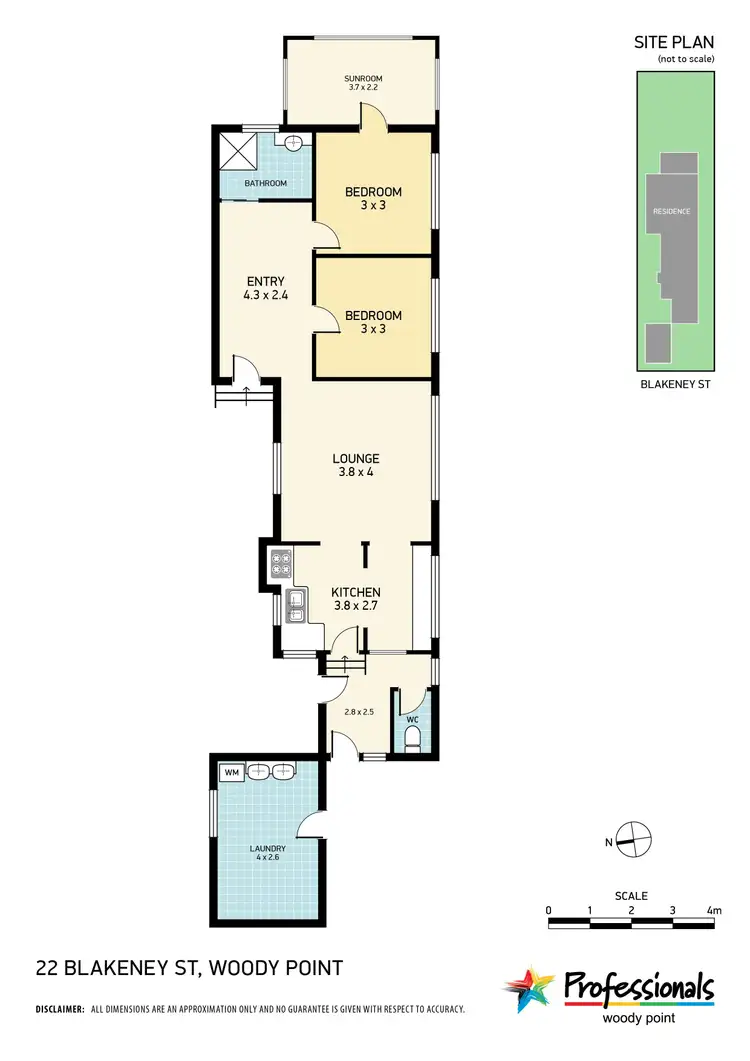 Floorplan of Homely house listing, 22 Blakeney Street, Woody Point QLD 4019