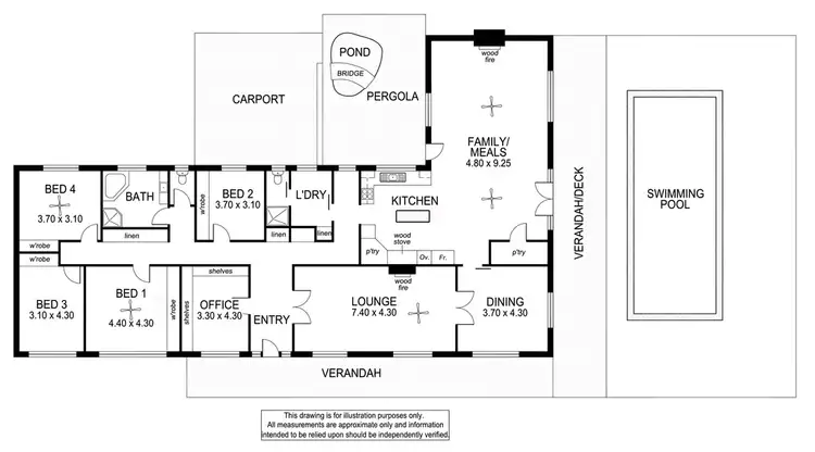 Floorplan of Homely rural property listing, 726 Chapples Road, Naracoorte SA 5271