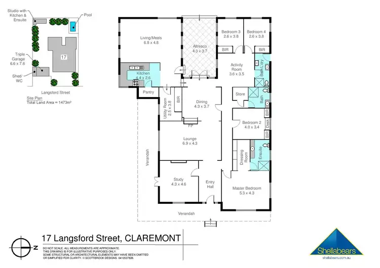 Floorplan of Homely house listing, 17 Langsford Street, Claremont WA 6010