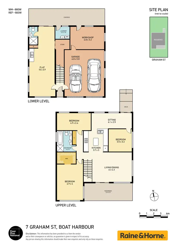 Floorplan of Homely apartment listing, 7 Graham Street, Boat Harbour NSW 2316