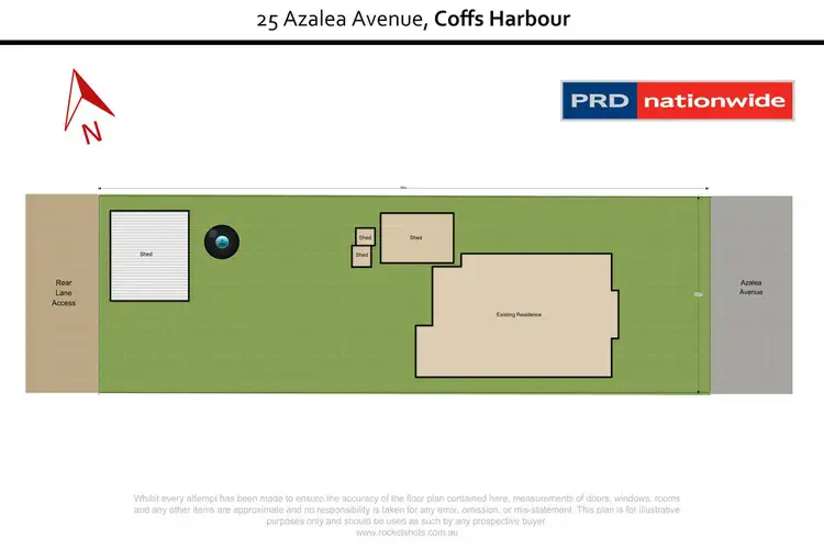 Floorplan of Homely house listing, 25 Azalea Avenue, Coffs Harbour NSW 2450