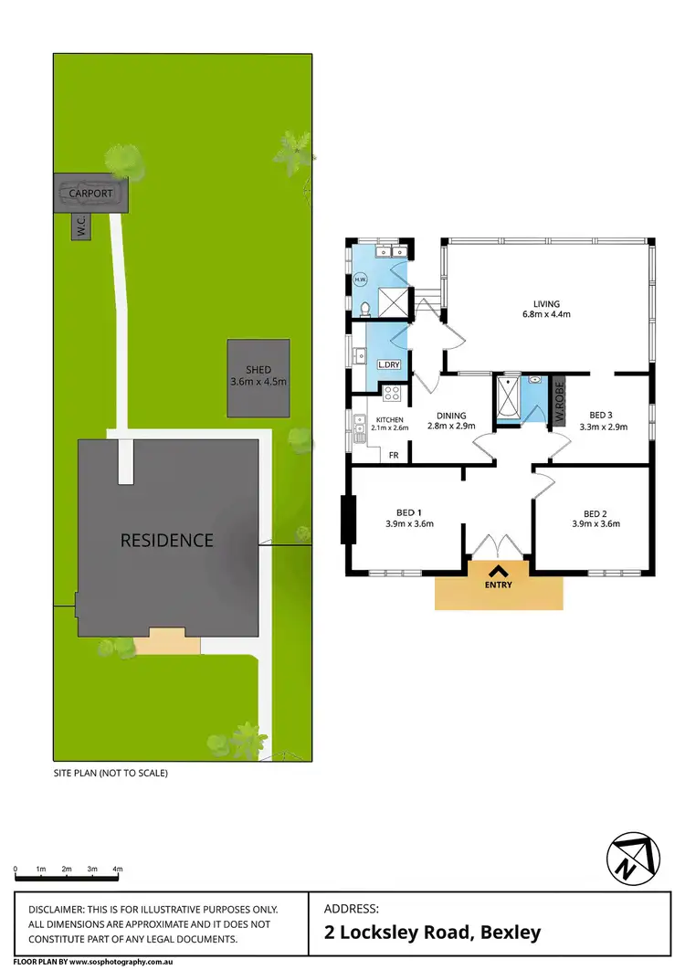 Floorplan of Homely house listing, 2 Locksley Road, Bexley NSW 2207