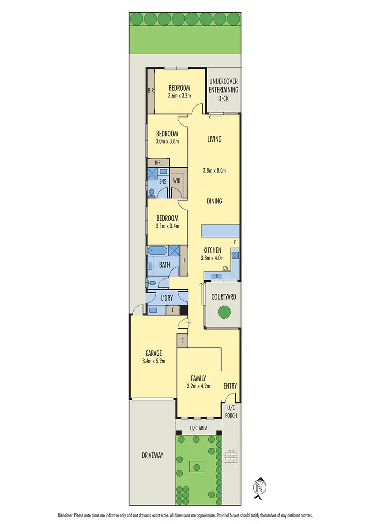 Floorplan of Homely house listing, 1/10 Yale Court, Truganina VIC 3029