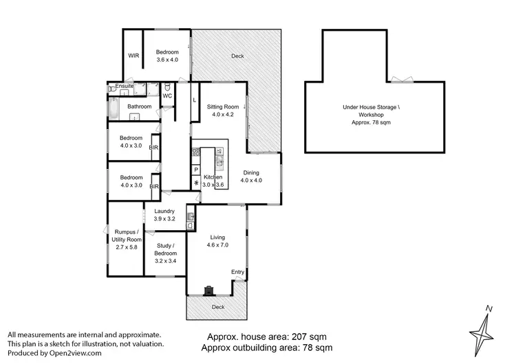 Floorplan of Homely house listing, 4 Turners Drive, Kettering TAS 7155