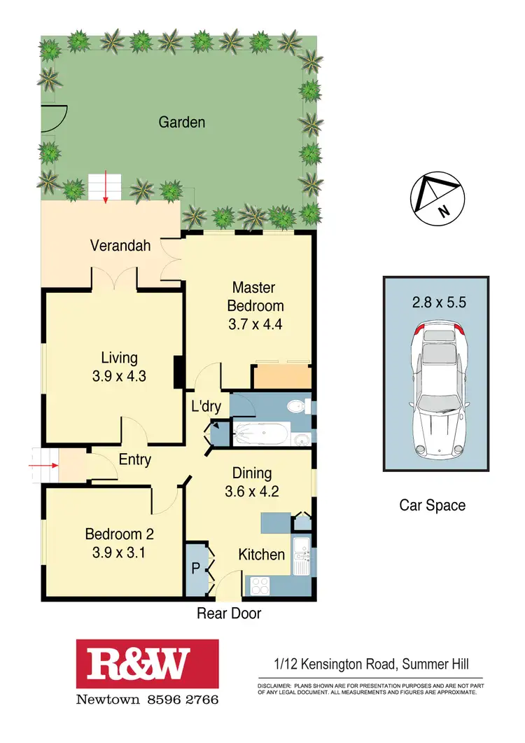 Floorplan of Homely apartment listing, 1/12 Kensington Road, Summer Hill NSW 2130