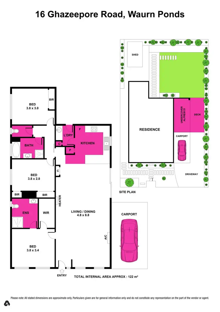 Floorplan of Homely house listing, 16 Ghazeepore Road, Waurn Ponds VIC 3216