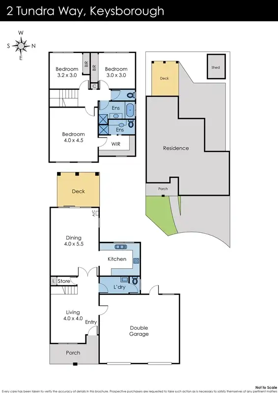 Floorplan of Homely house listing, 2 Tundra Way, Keysborough VIC 3173