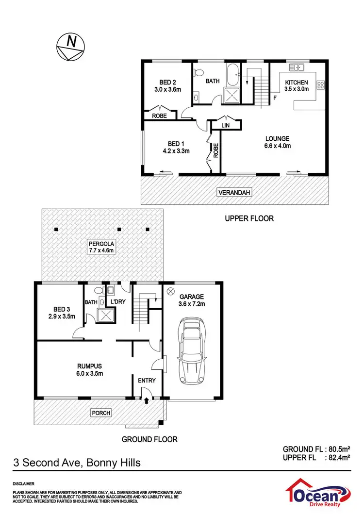 Floorplan of Homely house listing, 3 Second Avenue, Bonny Hills NSW 2445
