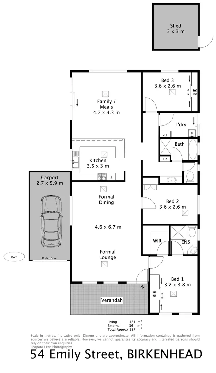 Floorplan of Homely house listing, 54 Emily Street, Birkenhead SA 5015