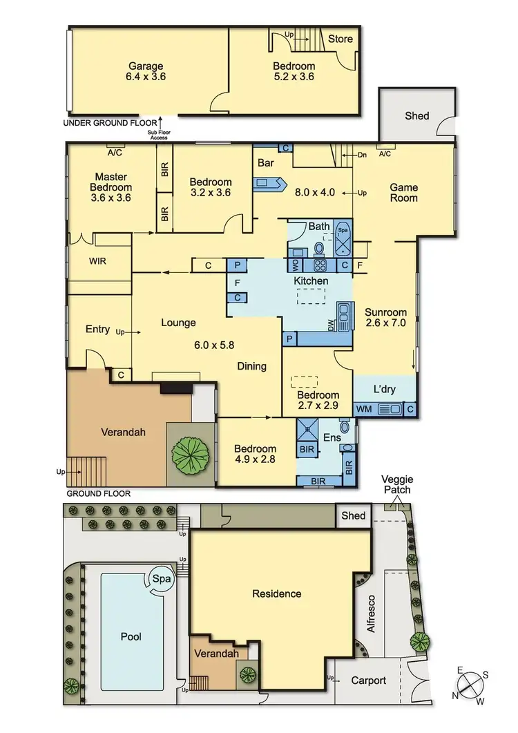 Floorplan of Homely house listing, 9 Strathnaver Avenue, Strathmore VIC 3041
