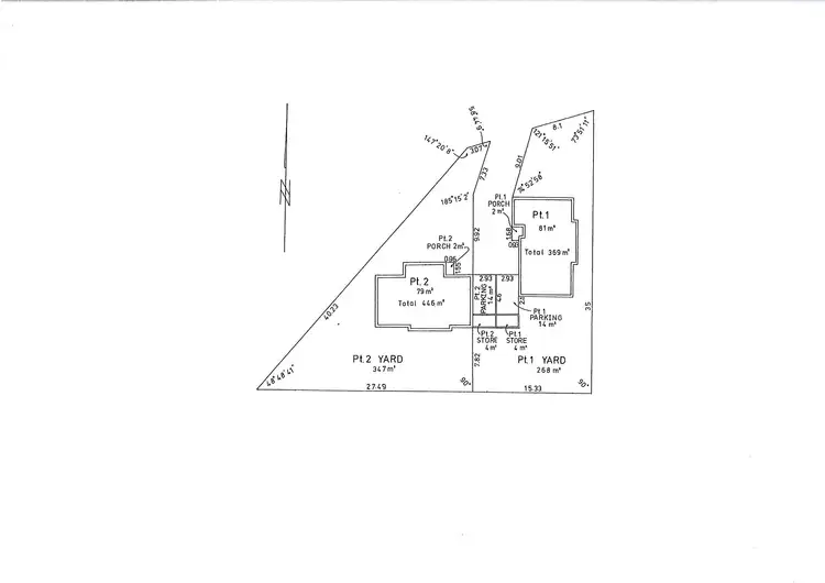 Floorplan of Homely semi-detached listing, 35 b Danbury Crescent, Girrawheen WA 6064