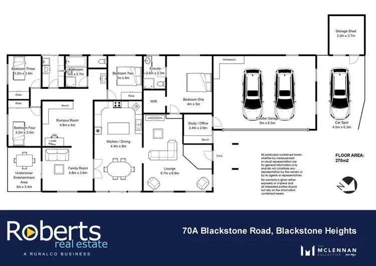 Floorplan of Homely house listing, 70a Blackstone Road, Blackstone Heights TAS 7250