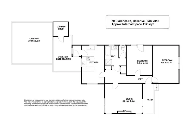 Floorplan of Homely house listing, 70 Clarence Street, Bellerive TAS 7018