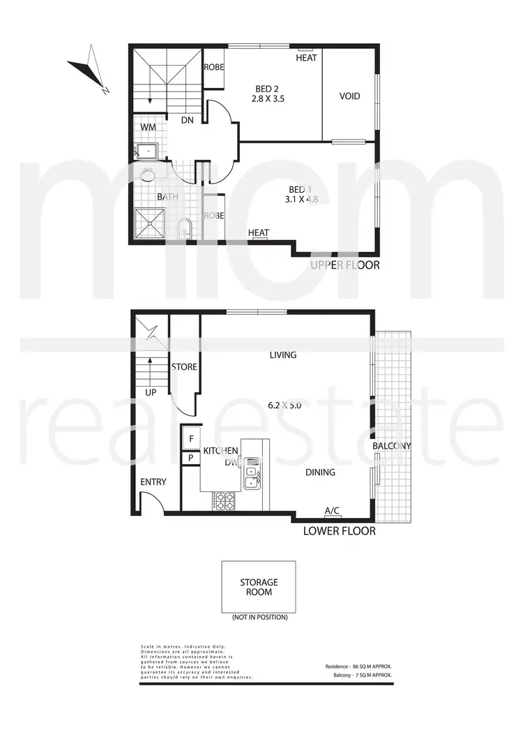 Floorplan of Homely apartment listing, 902/87 Franklin Street, Melbourne VIC 3000