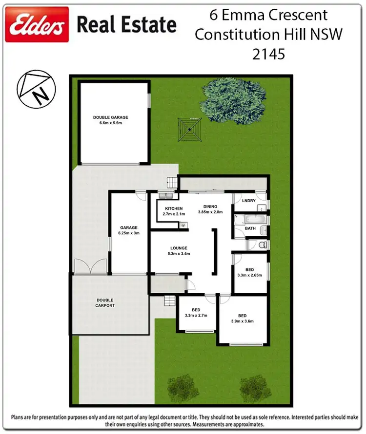 Floorplan of Homely house listing, 6 Emma Crescent, Constitution Hill NSW 2145