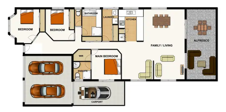 Floorplan of Homely house listing, 40 Glorious Way, Forest Lake QLD 4078