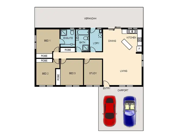 Floorplan of Homely house listing, 14 Hutchison Terrace, Bakewell NT 832