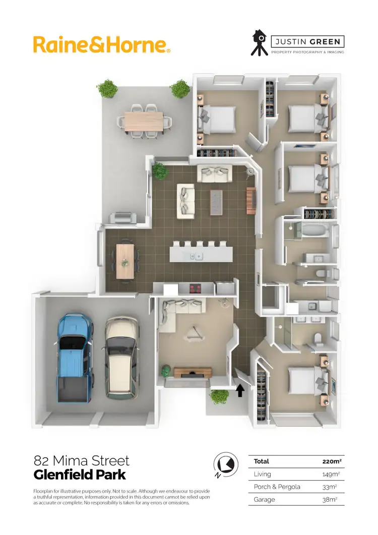 Floorplan of Homely house listing, 82 Mima Street, Glenfield Park NSW 2650