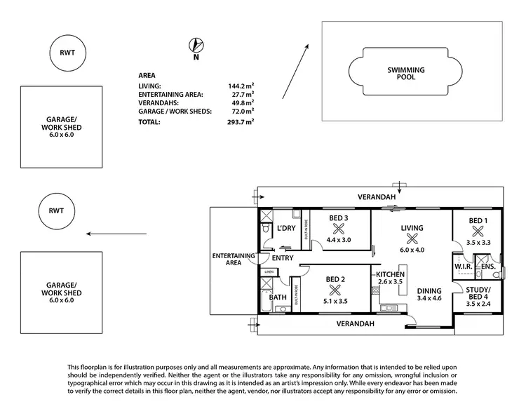 Floorplan of Homely house listing, 20 Avenue Road, Strathalbyn SA 5255